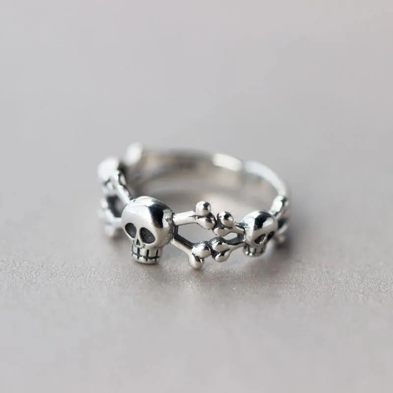Exaggerated Personality Skull Ring for Women