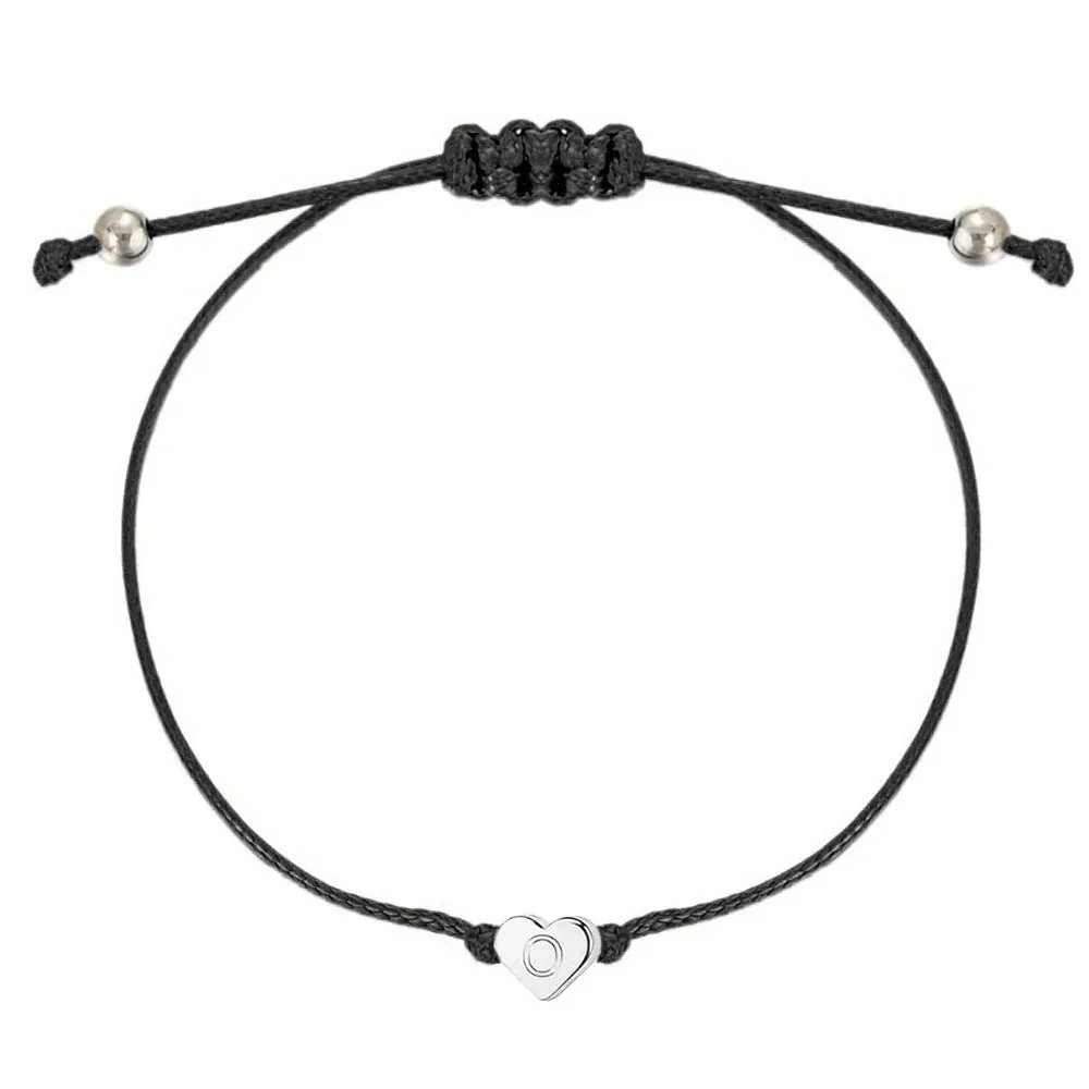 Exquisite Heart 26 Letter Woven Bracelet