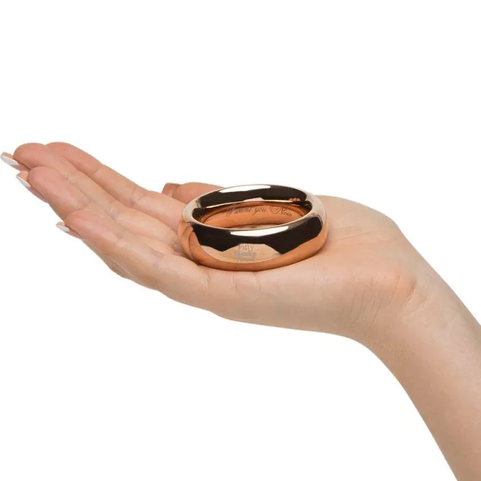 Fifty Shades Freed I Want You. Now. Steel Love Ring