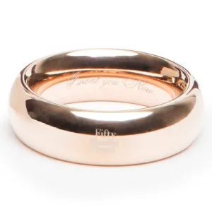 Fifty Shades Freed I Want You. Now. Steel Love Ring