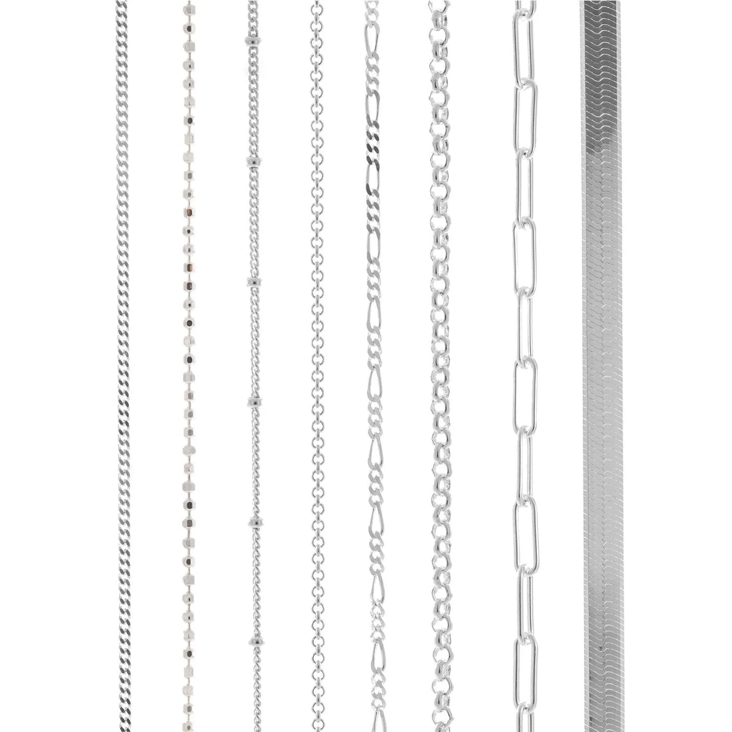 Figaro Chain - Sterling Silver