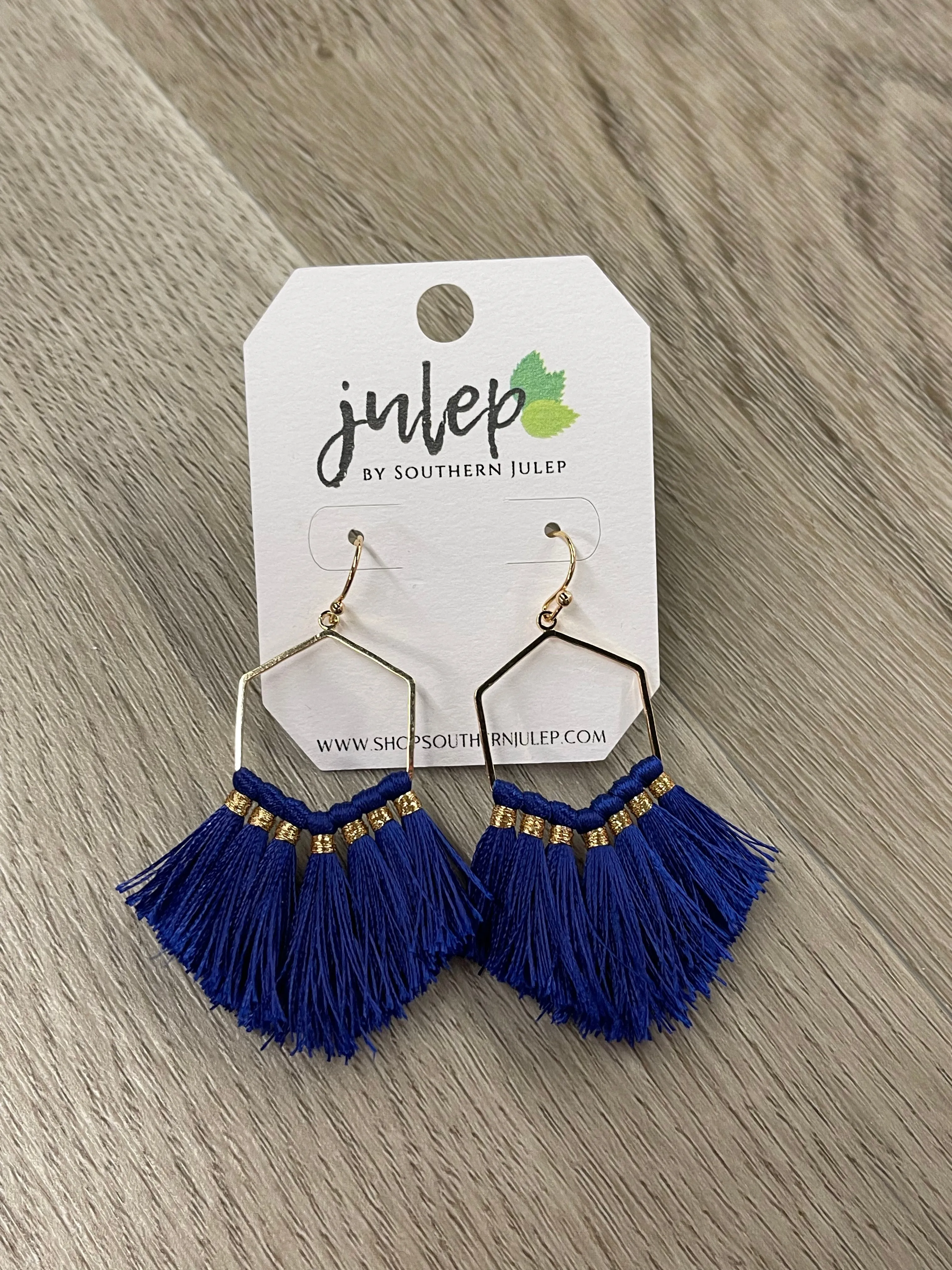 FINAL SALE - The Brenna Earrings - Royal Blue