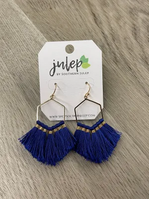 FINAL SALE - The Brenna Earrings - Royal Blue