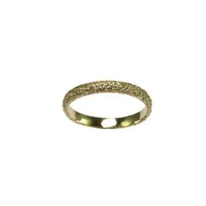 Frost Wedding Ring Yellow Gold