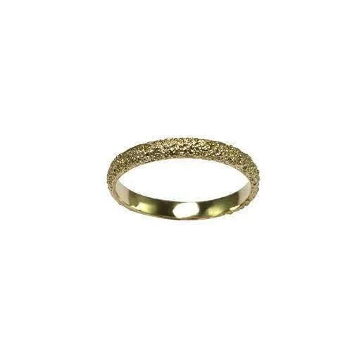 Frost Wedding Ring Yellow Gold