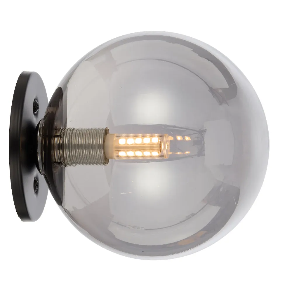 GASTON WALL LIGHT BLACK