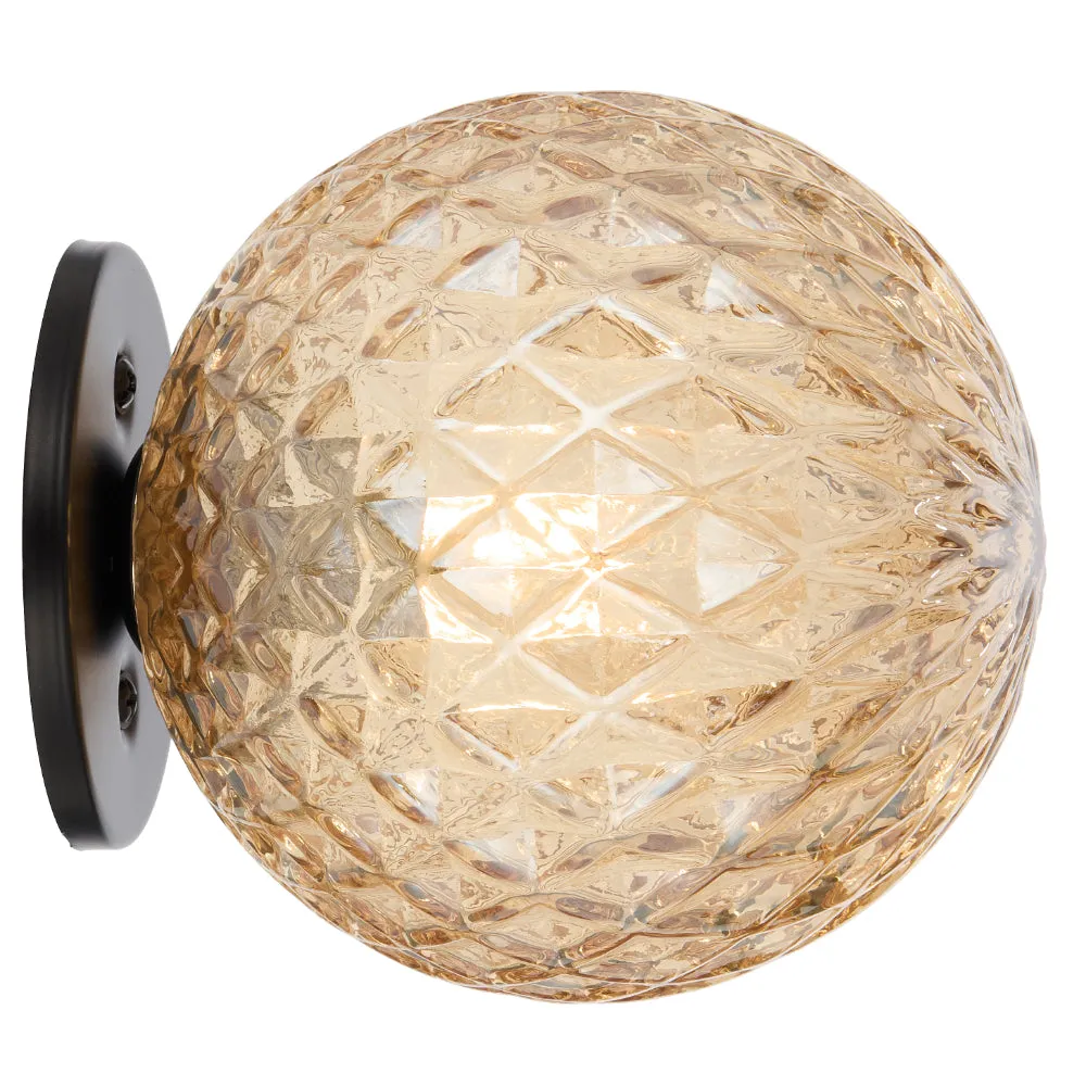 GASTON WALL LIGHT BLACK