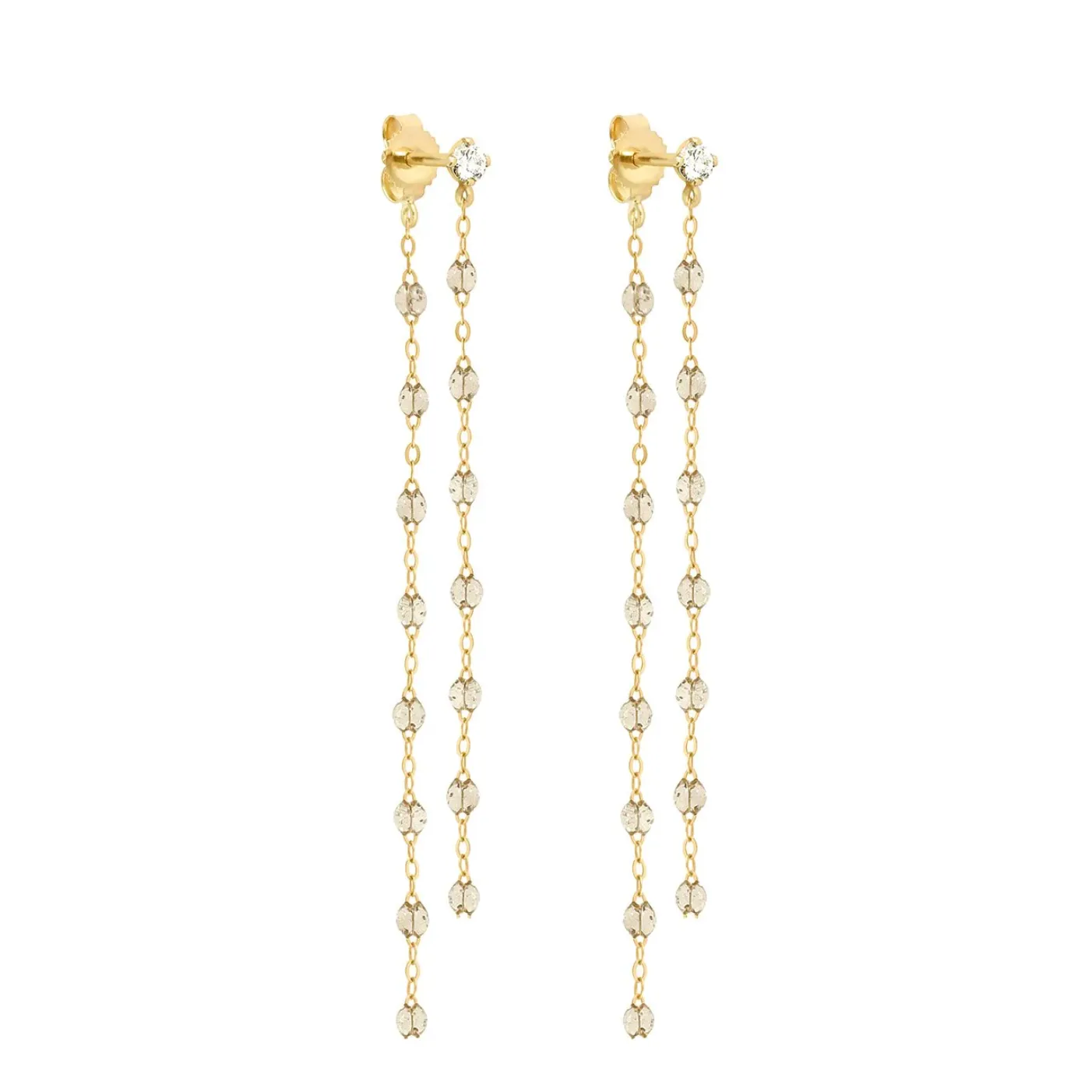 Gigi Clozeau 18K Diamond Dancing Earrings