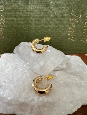 Gold Jet Hoops