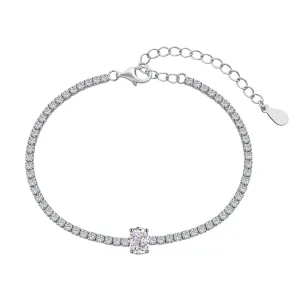[Goodv]0.75 Carat Exquisite Oval Cut Daily Bracelet