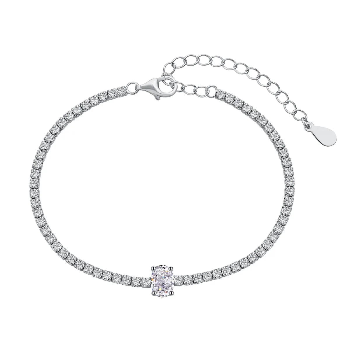 [Goodv]0.75 Carat Exquisite Oval Cut Daily Bracelet