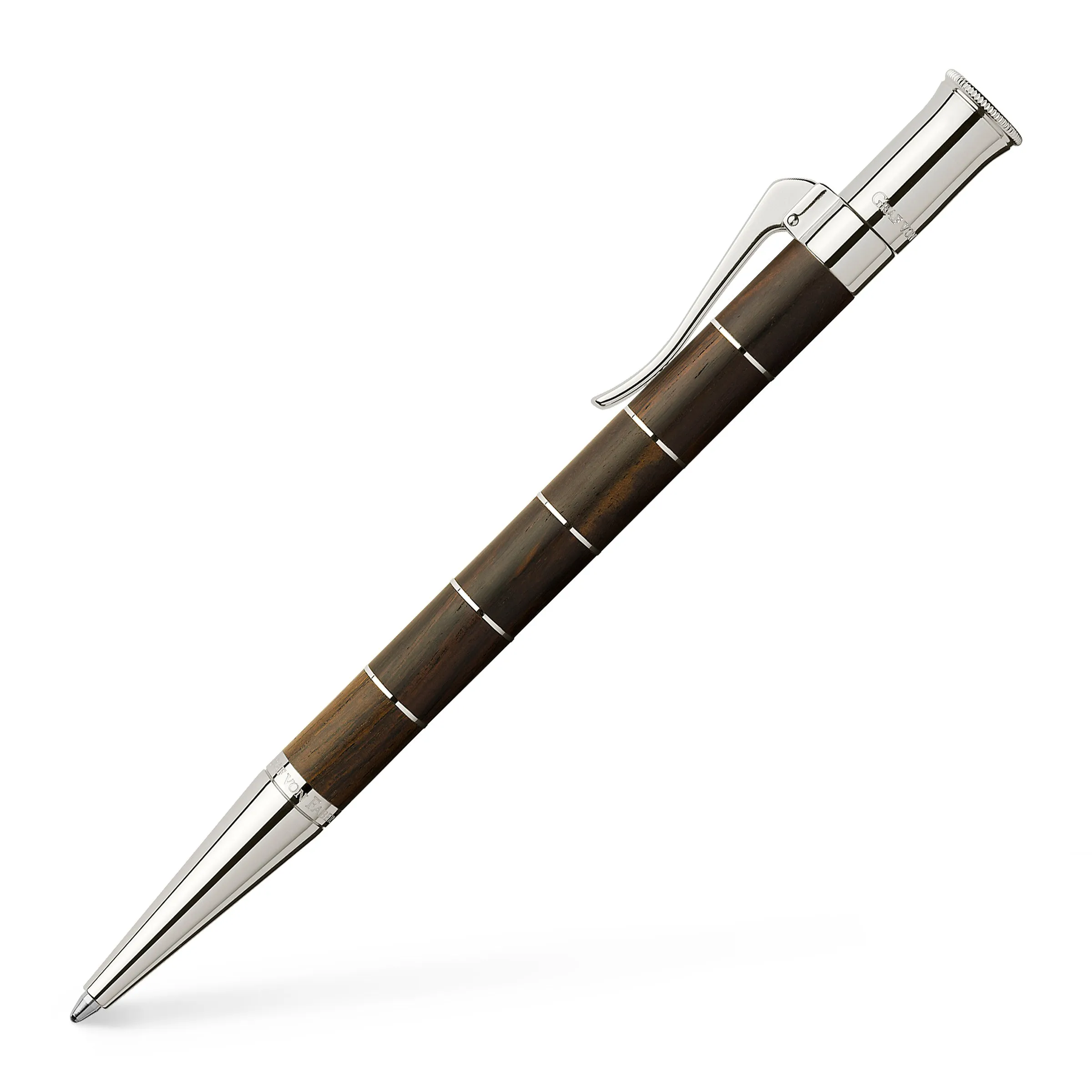 Graf von Faber-Castell Classic Anello Grenadilla Ballpoint Pen with Platinum-Plated Trim