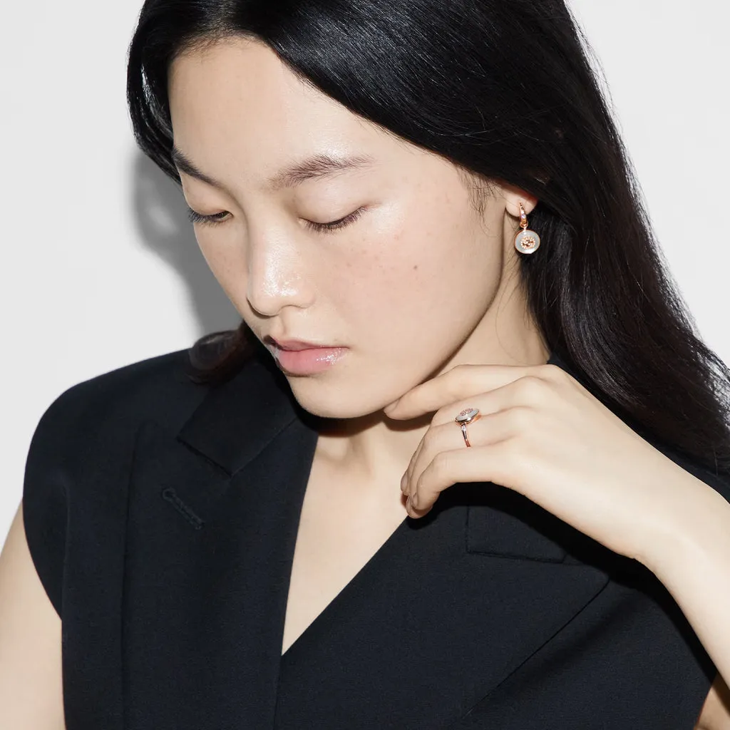 Gucci Interlocking 18K Diamond Earrings