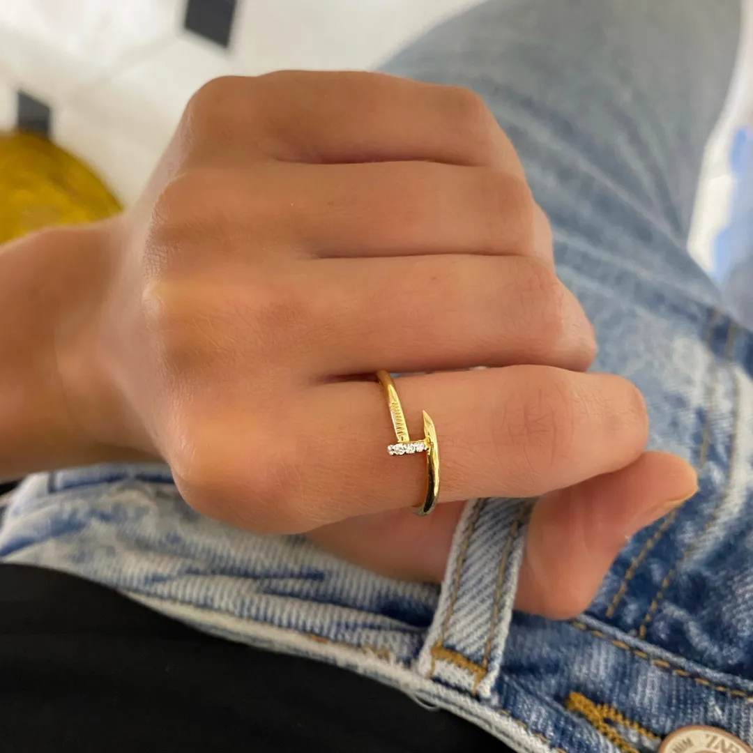 Heira Diamond Nail Ring