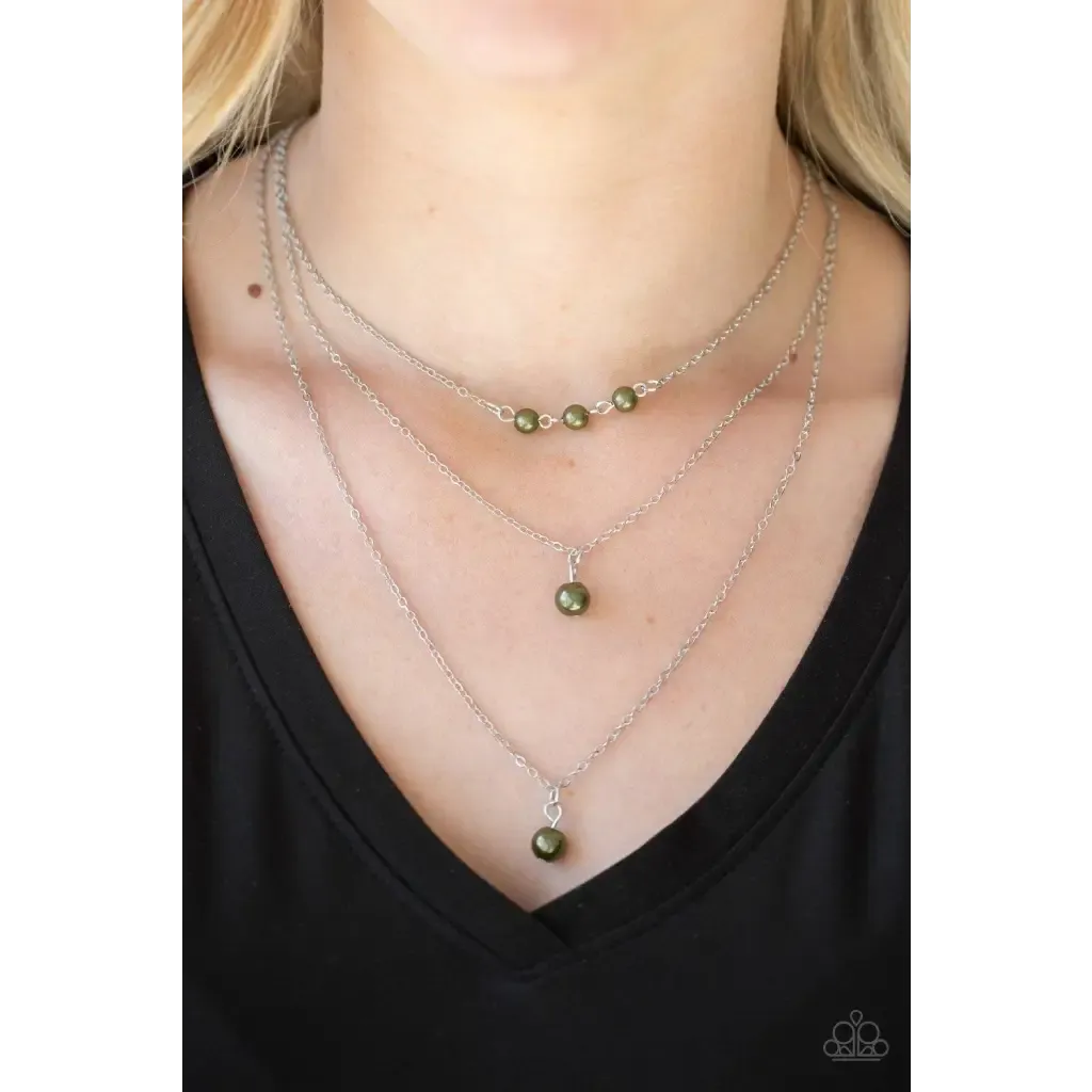 High Heels and Hustle - Green Necklace