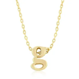 Initial G Gold Pendant