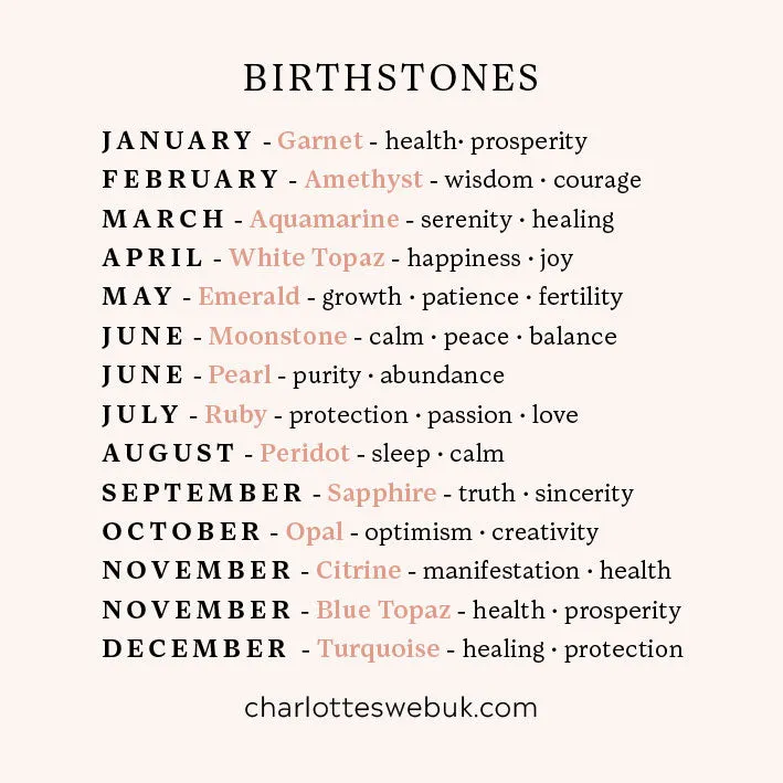 June Birthstone Charm Necklace - Pearl