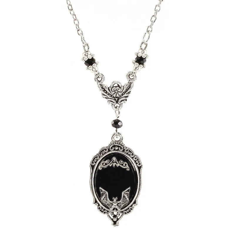 Kieran Quinn - Black Gem Gothic Pendant by The Nevermore