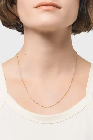 Layering Rolo Chain in Gold