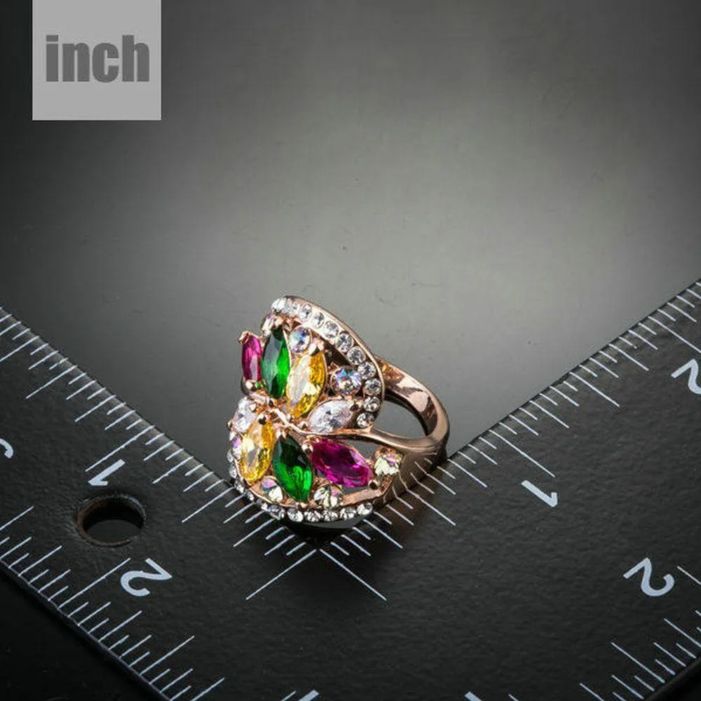 Limited Edition Flower Zirconia Ring