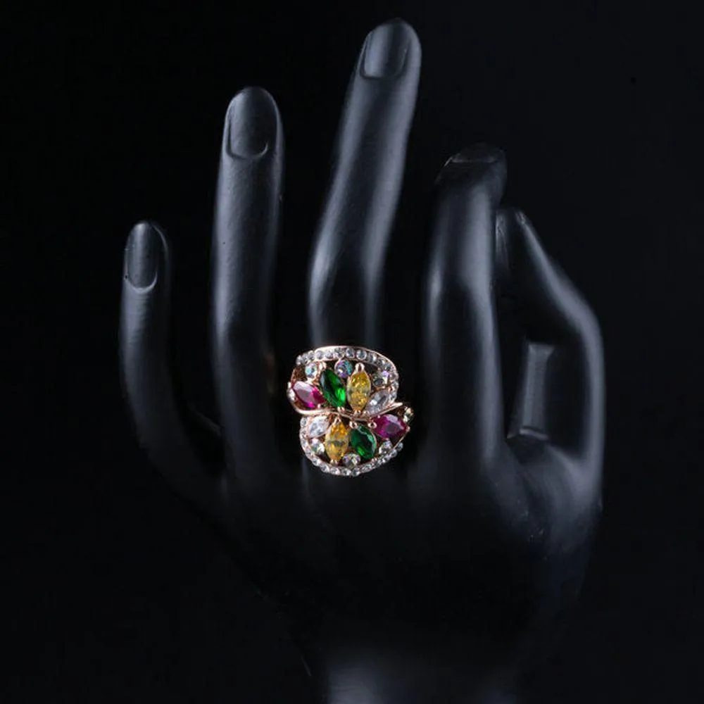 Limited Edition Flower Zirconia Ring