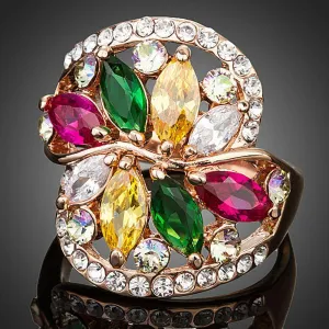 Limited Edition Flower Zirconia Ring