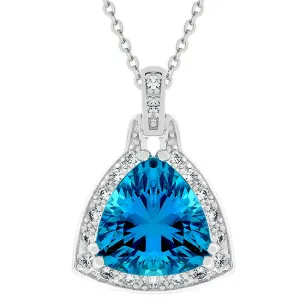 LOVCIA Mystic Ocean Rhodium Necklace