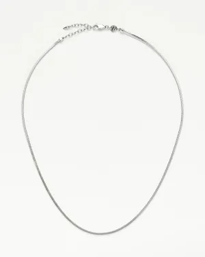 Lucy Williams Short Square Snake Chain Necklace