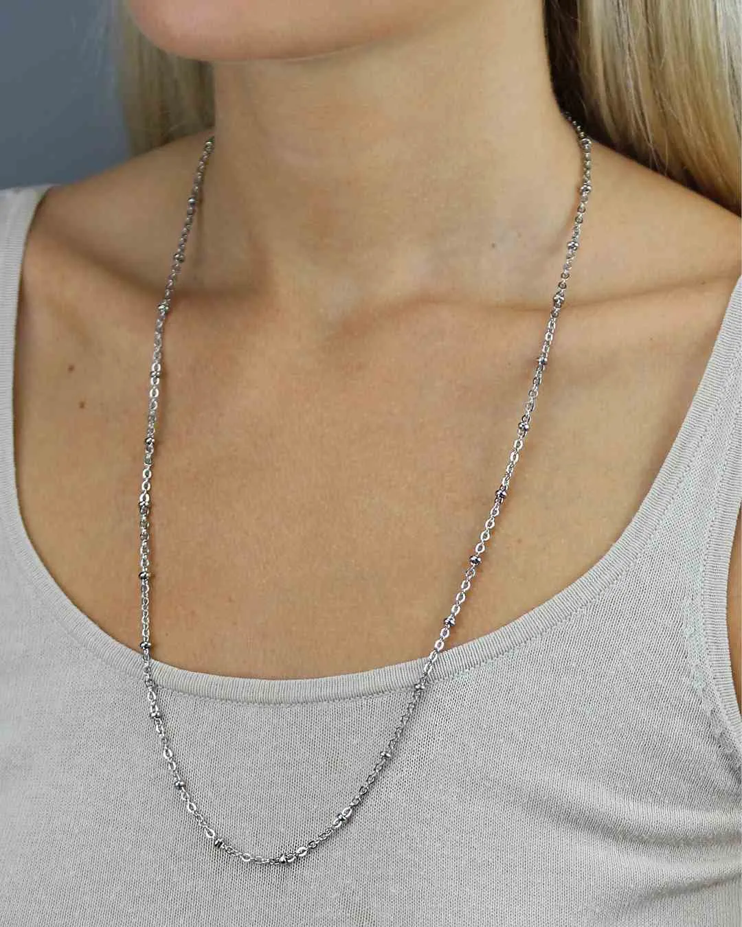 Medium Ball Chain, Silver