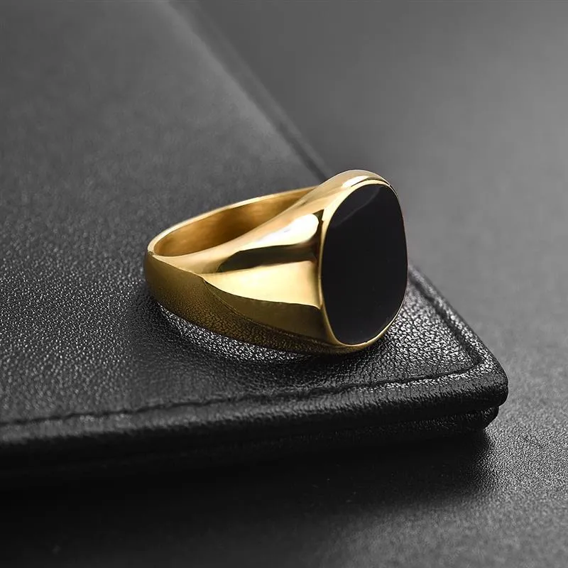 Men Fashion Polished Casual Ring Jewelry