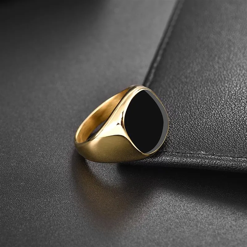 Men Fashion Polished Casual Ring Jewelry