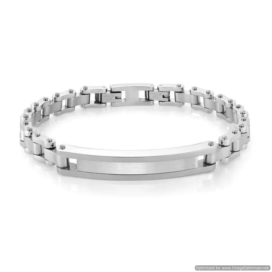 Mens Rolex-Bike ID Bracelet | Italgem Steel