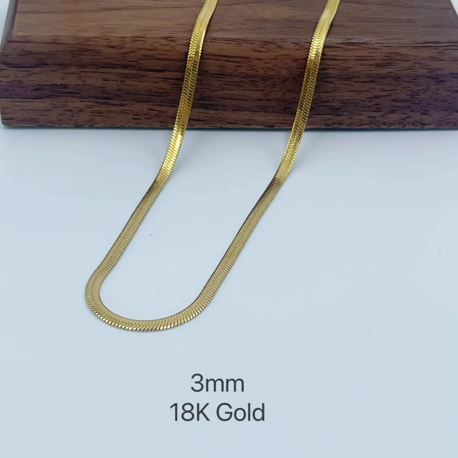 Minimalist Unisex Snake Chain Necklace Choker Gold Fashion Jewelry