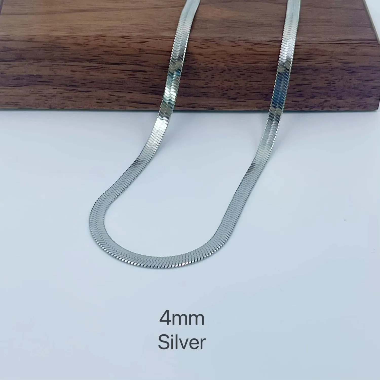 Minimalist Unisex Snake Chain Necklace Choker Gold Fashion Jewelry