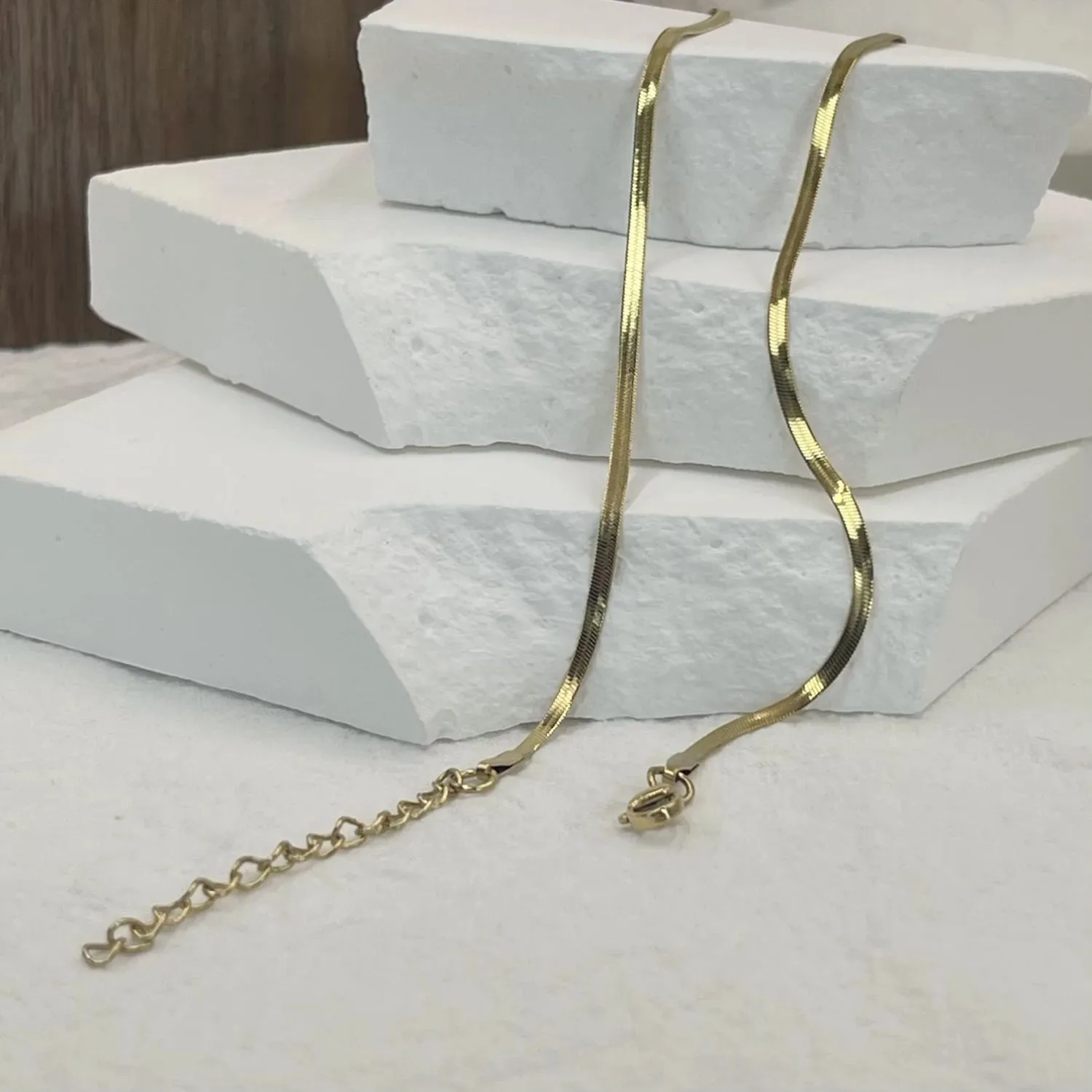 Minimalist Unisex Snake Chain Necklace Choker Gold Fashion Jewelry