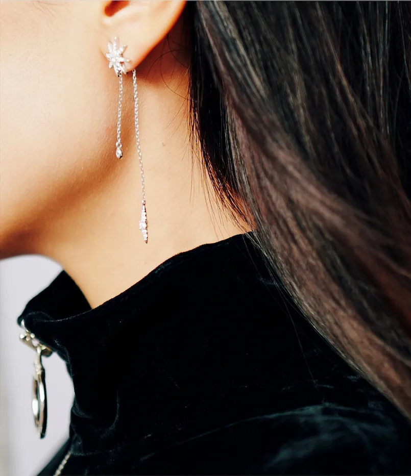 Nova Earrings Silver