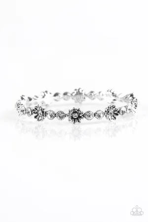 Paparazzi Bracelet ~ Daffodil Diva - White