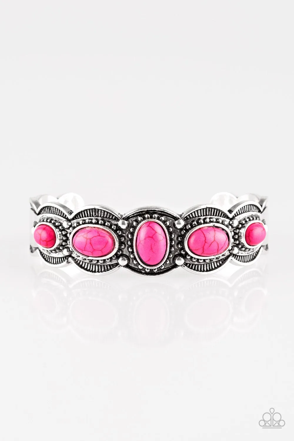 Paparazzi Bracelet ~ Desert Farer - Pink
