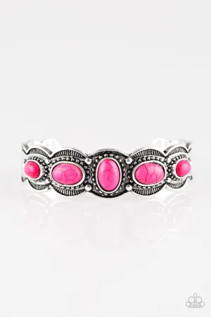 Paparazzi Bracelet ~ Desert Farer - Pink