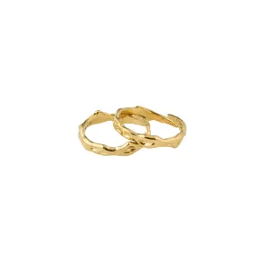 Pilgrim Ring : Rita : Gold plated