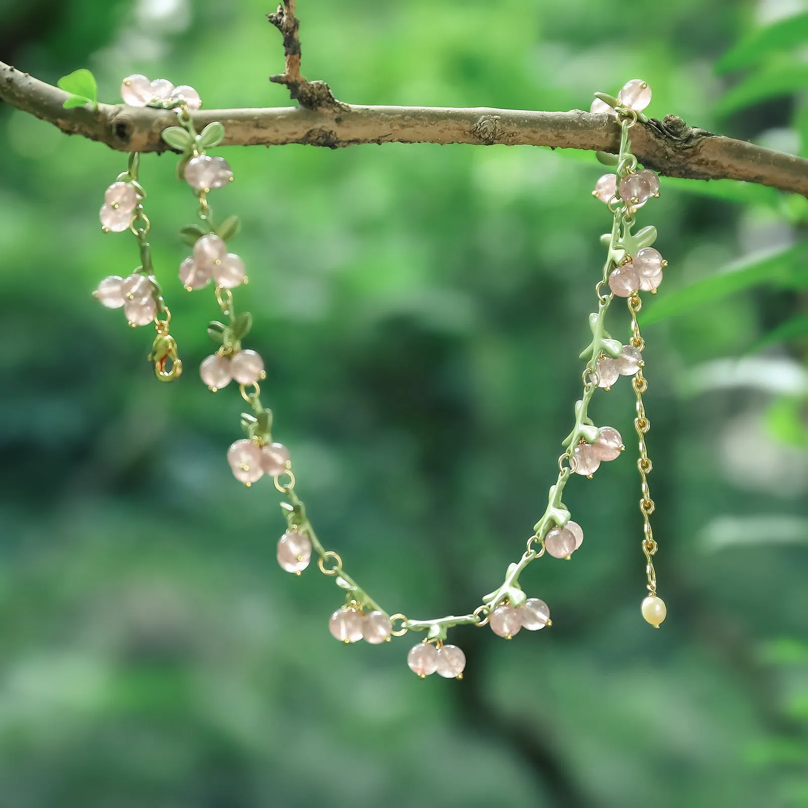 Pink Berry Necklace