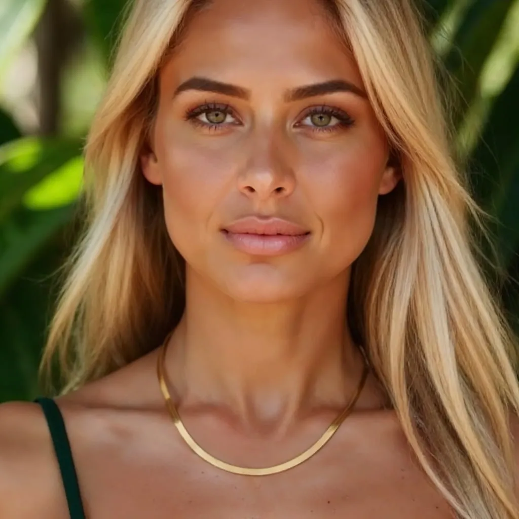 "ALGARVE" HERRINGBONE NECKLACE