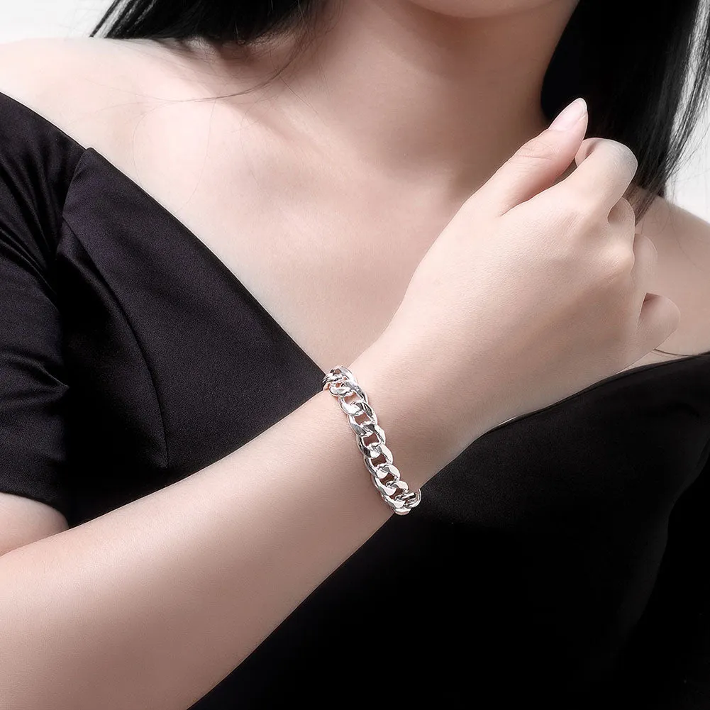 Roddy Exquisite 925 Sterling Silver Plated Fashion Jewelry Bracelet