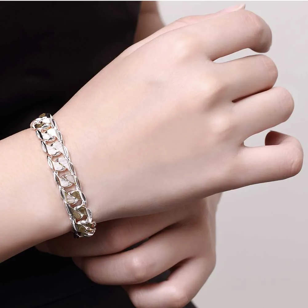 Roddy Exquisite 925 Sterling Silver Plated Fashion Jewelry Bracelet