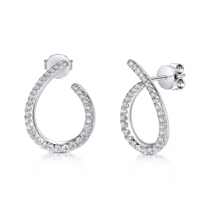 Segno Earrings Sterling Silver