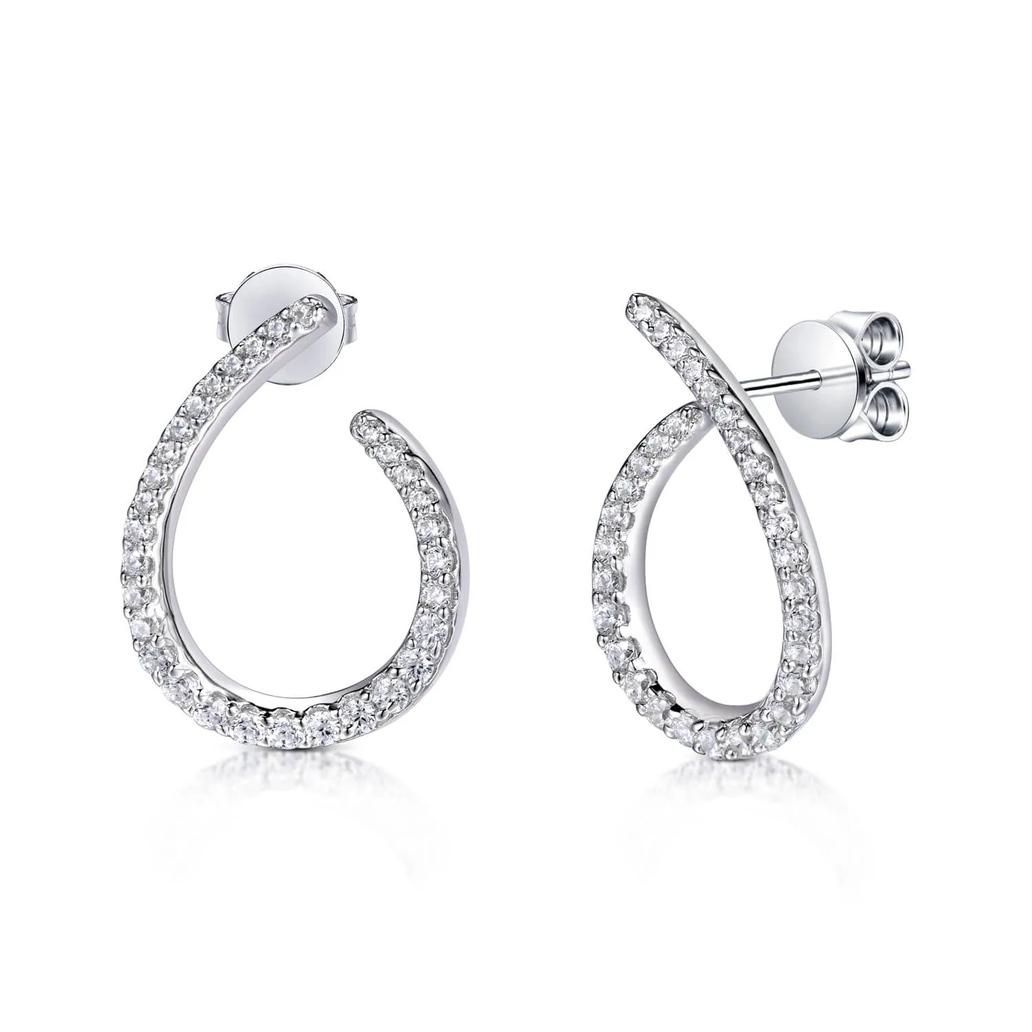 Segno Earrings Sterling Silver