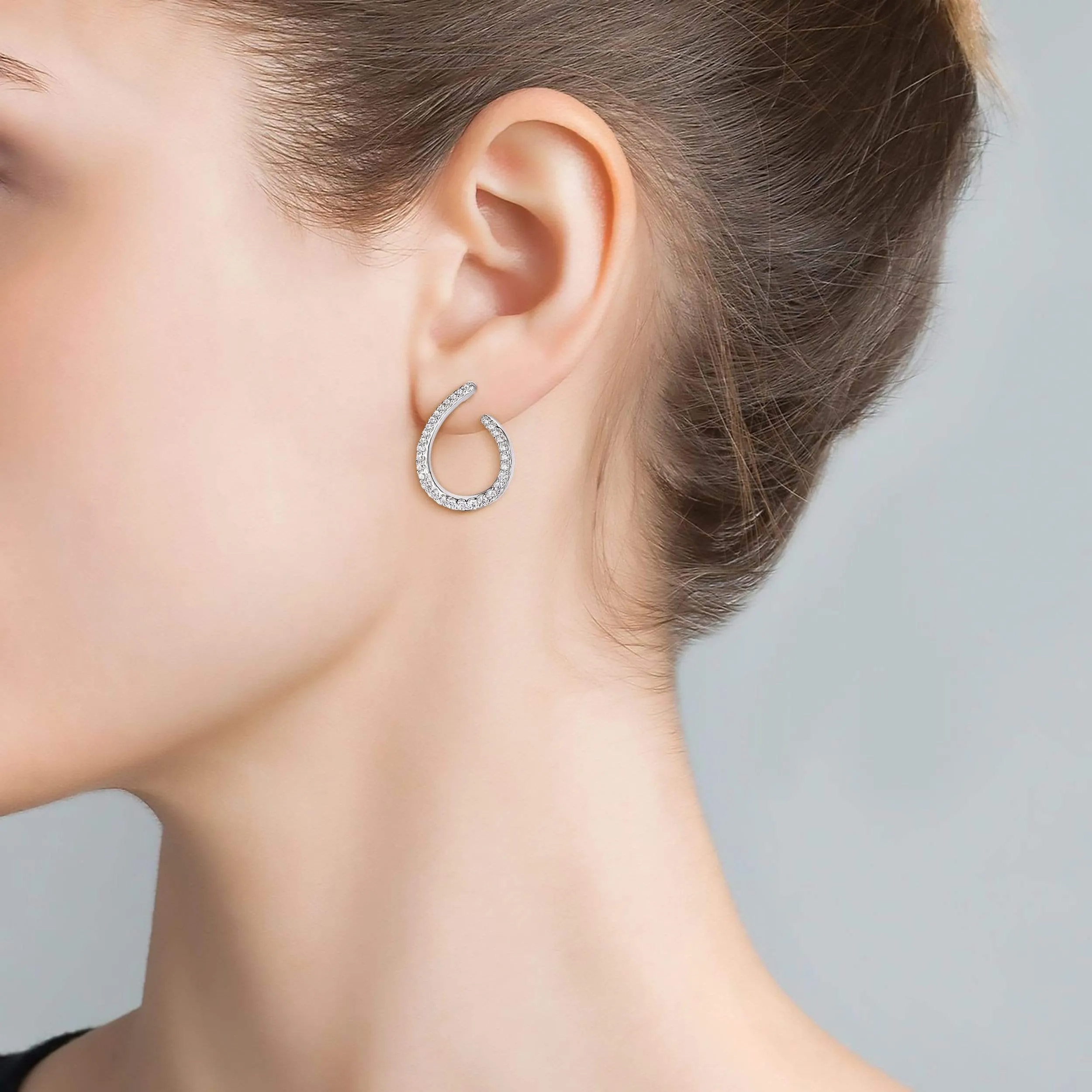 Segno Earrings Sterling Silver