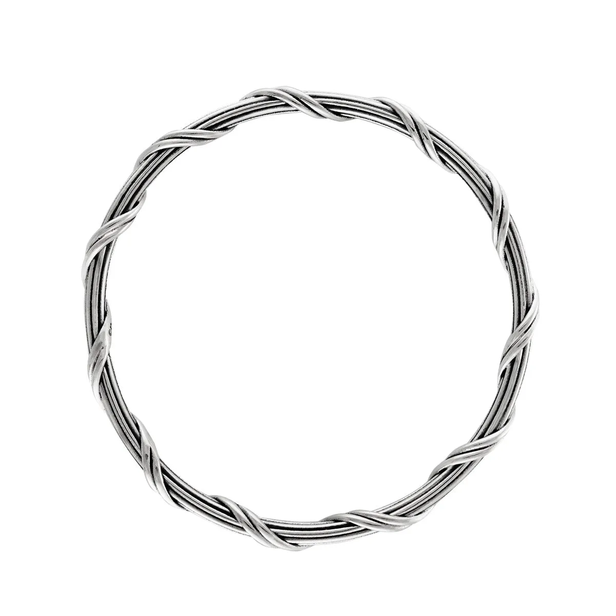 Signature Classic Bangle in sterling silver