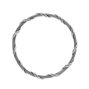 Signature Classic Bangle in sterling silver