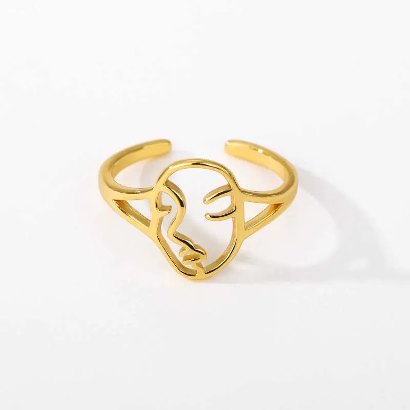 Simple Gold Rings - Set
